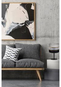 Lampă de masă CORAL 1xE27/60W/230V neagră/gri