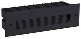 Spot LED incastrabil exterior, ambiental, IP65, POLKA negru