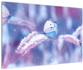 Tablou - Fluturi iarna (90x60 cm)