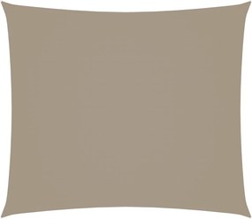 vidaXL Pânză parasolar gri taupe 2,5x3m țesătură oxford dreptunghiular