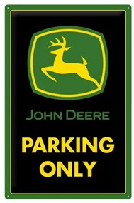 Placă metalică John Deere - Parking Only