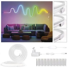 Bandă RGBIC LED dimabilă GoSmart LED/24W/230V 3 m Wi-Fi Tuya