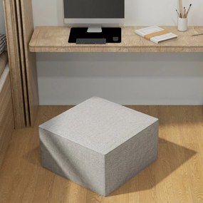 HOMCOM Taburet pentru Picioare 2 în 1 cu Hușă Detașabilă, Suport pentru Picioare, 75x75x41 cm, Bej | Aosom Romania