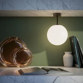 Plafoniera din alama si sticla Musa