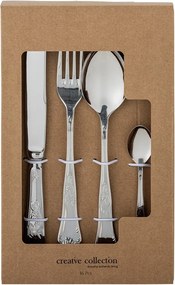 Tacâmuri argintii din oțel inoxidabil 16 buc. Tilly – Bloomingville