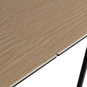 Masă de dining extensibilă cu blat suplimentar 90x180 cm Rocía – Ixia
