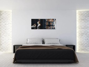 Tablou - La bibliotecă (120x50 cm)