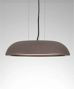 Lustra LED suspendata stil modern FELICIA maro 45cm