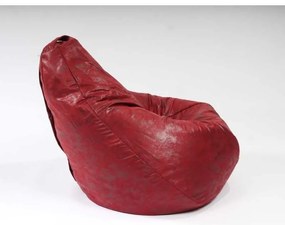 Fotoliu Nirvana Hobbit Pufrelax, Material Textil - Cranberry
