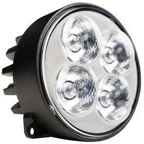 Proiector LED pentru tractor BLACK LED/20W/10-30V IP69 5700K rotund