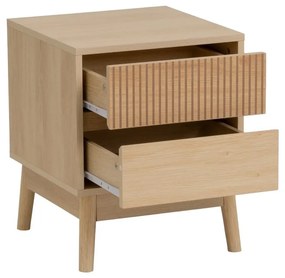 Noptieră în culoare naturală Iona – Casa Selección