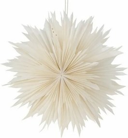 Decorațiune suspendată stea de hârtie Ice, 50 cm, alb