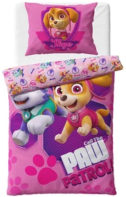 Carbotex Lenjerie de pat din microfibră Paw PatrolSalvatoarele curajoase, 140 x 200 cm, 70 x 90 cm