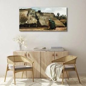 Tablou canvas Desen case de sat