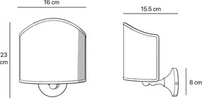 Aplica de perete cu abajur elegant Classic Wall