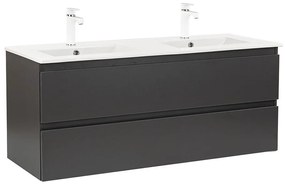 Dulap inferior Vario Forte 120 cu lavoar antracit-antracit