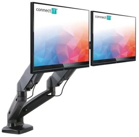 Suport universal pentru 2 monitoare CONNECT IT CMF-3207-BK 13-27” negru