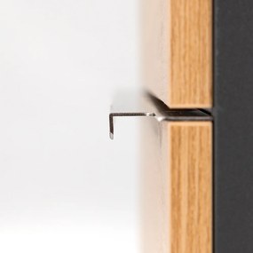 Dulap inferior Vario Trim 60 cu lavoar antracit-stejar