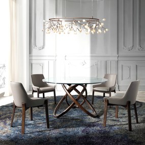 Masa dining design deosebit Walnut Wood, 150cm AC-DT16069-150