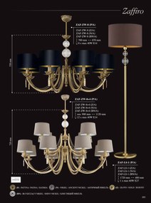 Candelabru 6 brate elegant design clasic Zaffiro