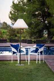 Lampa de podea iluminat exterior decorativ SAIGON 195/T70 gri/crem