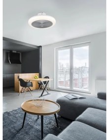 Ventilator LED dimabil de tavan Eglo 35138 KOSTRENA LED/25,5W/230V gri + telecomandă