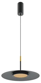 Lustra/Pendul LED design modern El 35cm negru/auriu