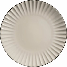 Set de 8 farfurii adânci și întinse Mäser OSITA – crem