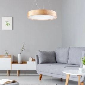 Lustr NATURAL 3xE27/60W/230V, 47 cm, lemn de pin