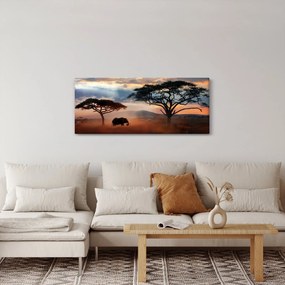 Tablou - Parcul Național Serengeti, Tanzania, Africa (120x50 cm)