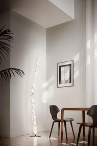 Lampadar LED design tehnico-decorativ realizat manual Hugo prisma