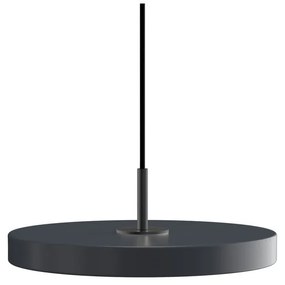 Lustră gri antracit LED cu abajur din metal ø 31 cm Asteria Mini – UMAGE