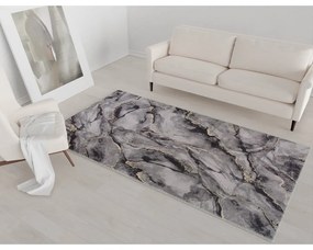 Covor tip traversă gri lavabil 200x80 cm - Vitaus