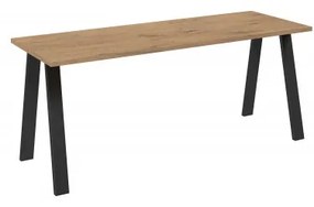 Masă de sufragerie Kermit 185x67 (stejar lancelot) (pentru 4 6 persoane). 1033081