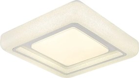 Plafoniera LED alba cu plastic sparkle MARCIA