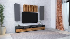 Living haaus Haga V9, Antracit/Stejar Wotan, L 240 cm
