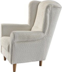 Fotoliu, textil crem Coral, CHARLOT