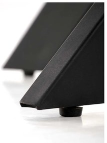 Masă de bucătărie Waylon, nuc / negru