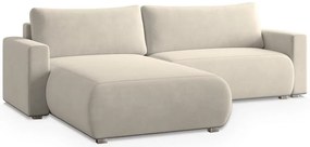 Coltar extensibil MONORA, crem, colt interschimbabil