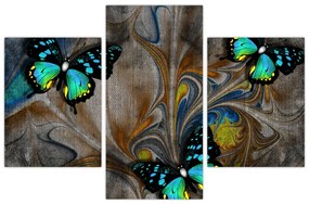 Tablou - Fluturi strălucitori în imagine (90x60 cm)