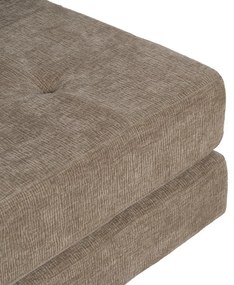 Fotoliu bej extensibil cu tapițerie din chenille – Ixia