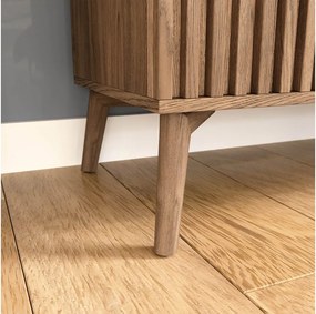 Dulap lemn masiv Sia Nature, 185 × 60 × 192 cm