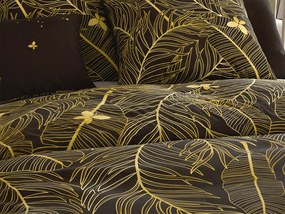 Lenjerie din microfibra VISATA negru Dimensiune lenjerie de pat: 70 x 80 cm | 140 x 200 cm