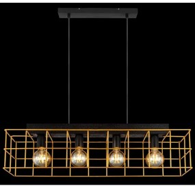 Globo 15530B-4H - Lustră pe cablu MERRIL 4xE27/60W/230V
