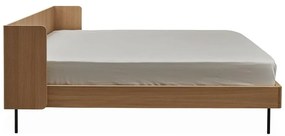 Pat dublu cu aspect de lemn de stejar 160x200 cm Wrap - Bonami Selection