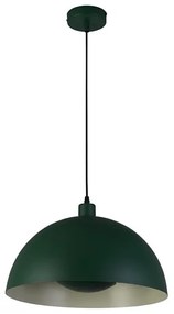 Searchlight 35410GR - Pendul pe cablu MARS 1xE27/60W/230V Ø 25 cm verde