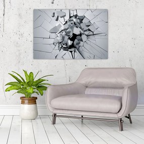 Tablou abstracție 3D (90x60 cm)