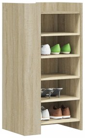 vidaXL Pantofar, stejar sonoma, 52x37,5x100 cm, lemn prelucrat