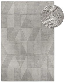 Covor gri țesut manual din lână 80x150 cm Ursule – Villeroy&Boch