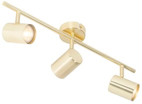 Plafoniera modernă din alamă cu 3 lumini reglabile - Jeana